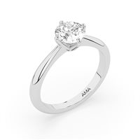 Anello Ama Donna in Oro bianco Diamante Lab Grown 0.50 Ct AMA-AN-1018-16 - AMA-AN-1018-16